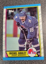 1989 Michel Goulet Card #57 Ice Hockey NHL Quebec Nordiques Vintage Trading