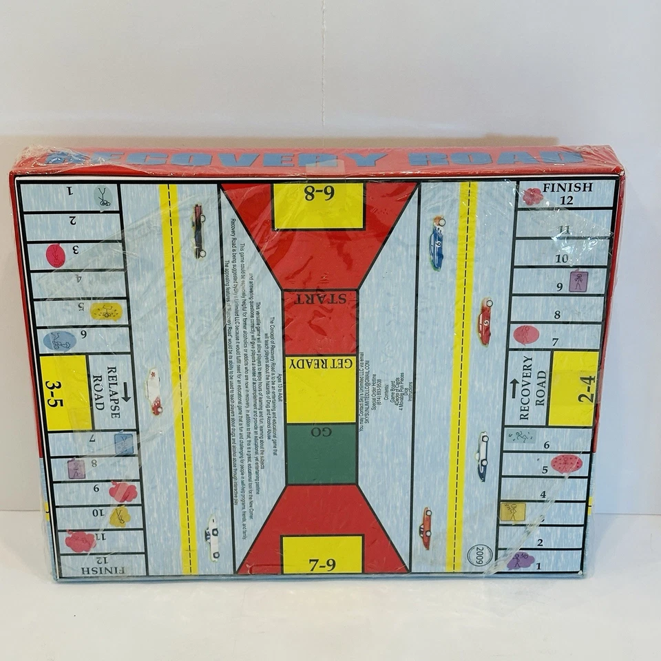 Juego de Mesa Recovery Road Alcohol Drug Prevention Nuevo Precintado Raro Foto 2 de 4