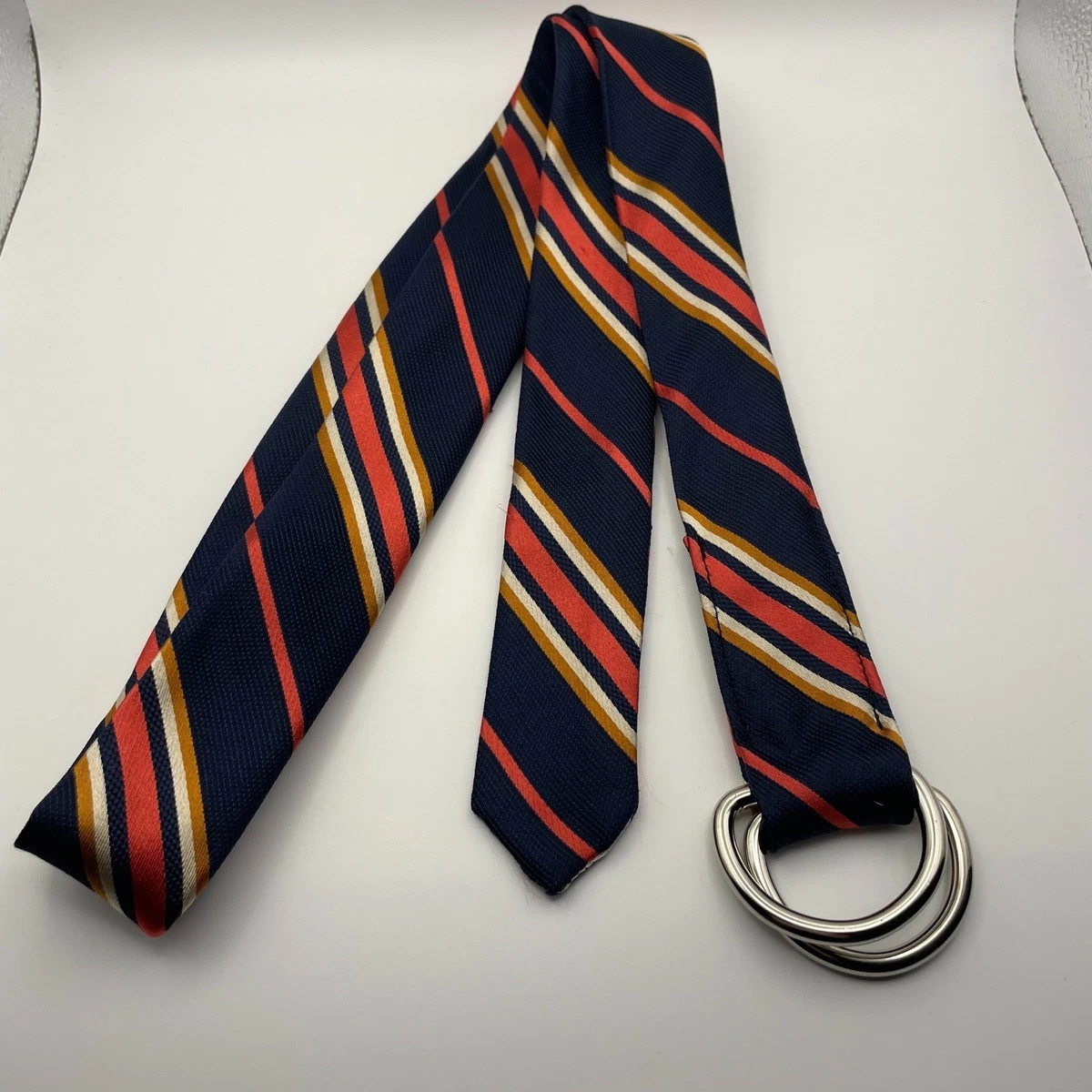 J. Crew Multicolor Striped Belt Woven Rope Belt For Men | Factory main image 3
