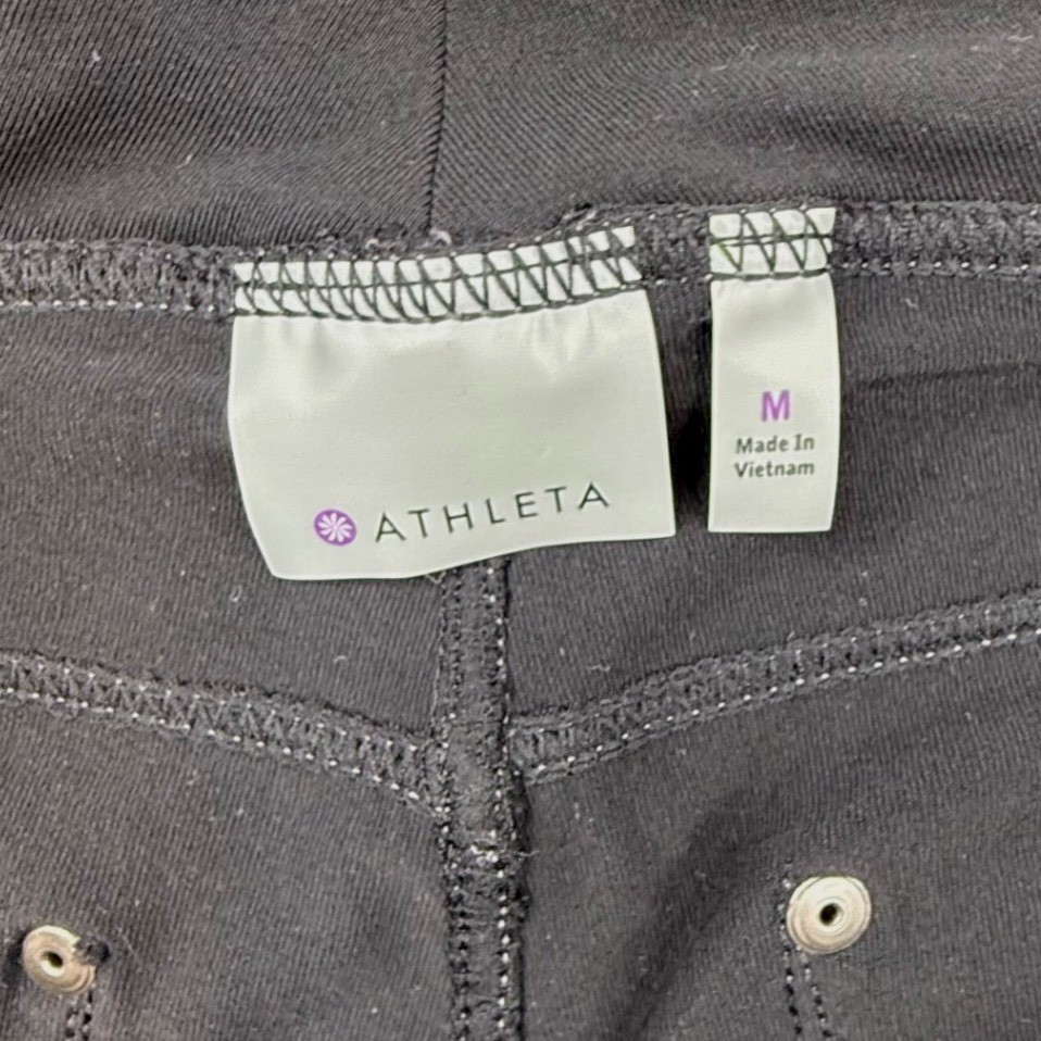 Athleta Black Performance Stretch Pants Womens Si… - image 5