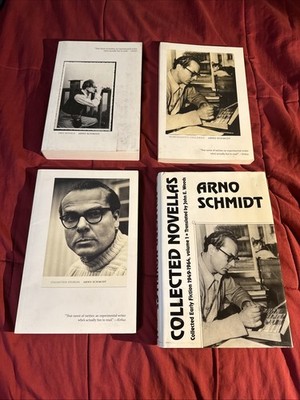 Lot of 4 Works by Arno Schmidt Dalkey Archive Collected Stories Novellas Novels