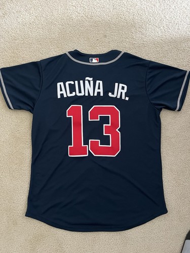 New Ronald Acuna Jr Atlanta Braves Jersey Men’s Medium