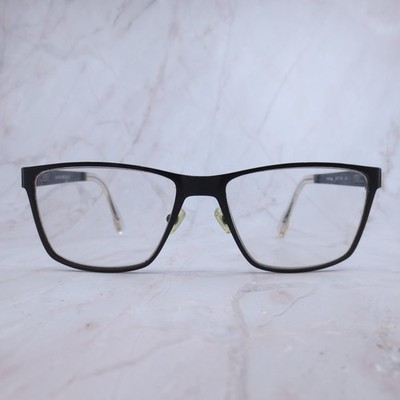 Republica Bedford BK Matte Black Rectangular Eyeglass Frames 58-17-150 Mens