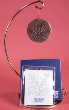 Wendell August Forge Solid Bronze Snowflake Ornament 2000