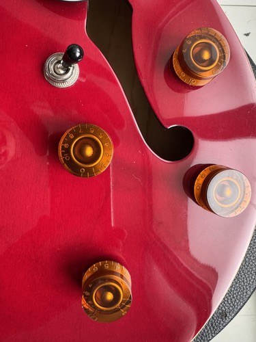 Epiphone ES 335 mit Dirty Finger Pick Ups. Mit Koffer. Top Bespielbarkeit! - Bild 16 von 17