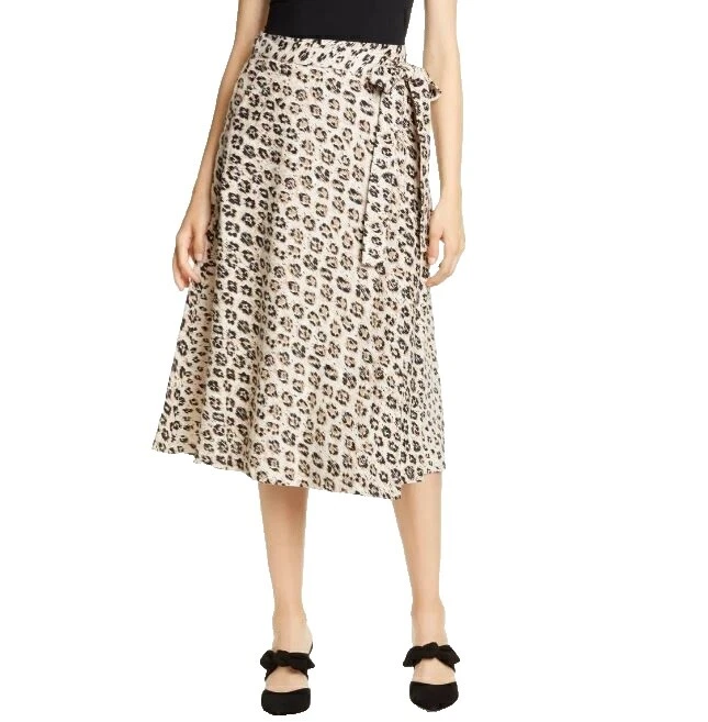 Хлопковые юбки с анималистичным принтом для женщин