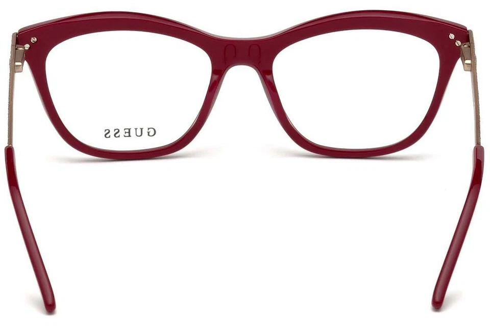 GUESS GU2655 Pink 072 Cat Eye Plastic Optical Eyeglasses Frame 53-17-135 2655 A - Image 3 of 3