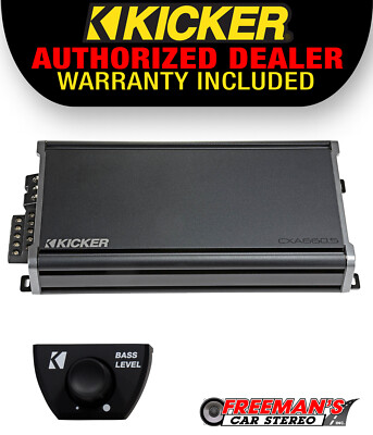 Kicker 46CXA660.5 5-channel Amplifier + 46CXARC Bass Knob Bundle