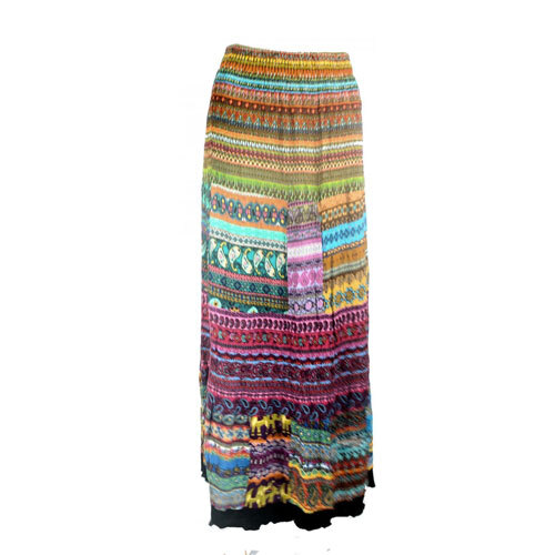Largo con Volantes Arrugado Samba Latino Flamenco Festival Falda S M 8 14 Talla