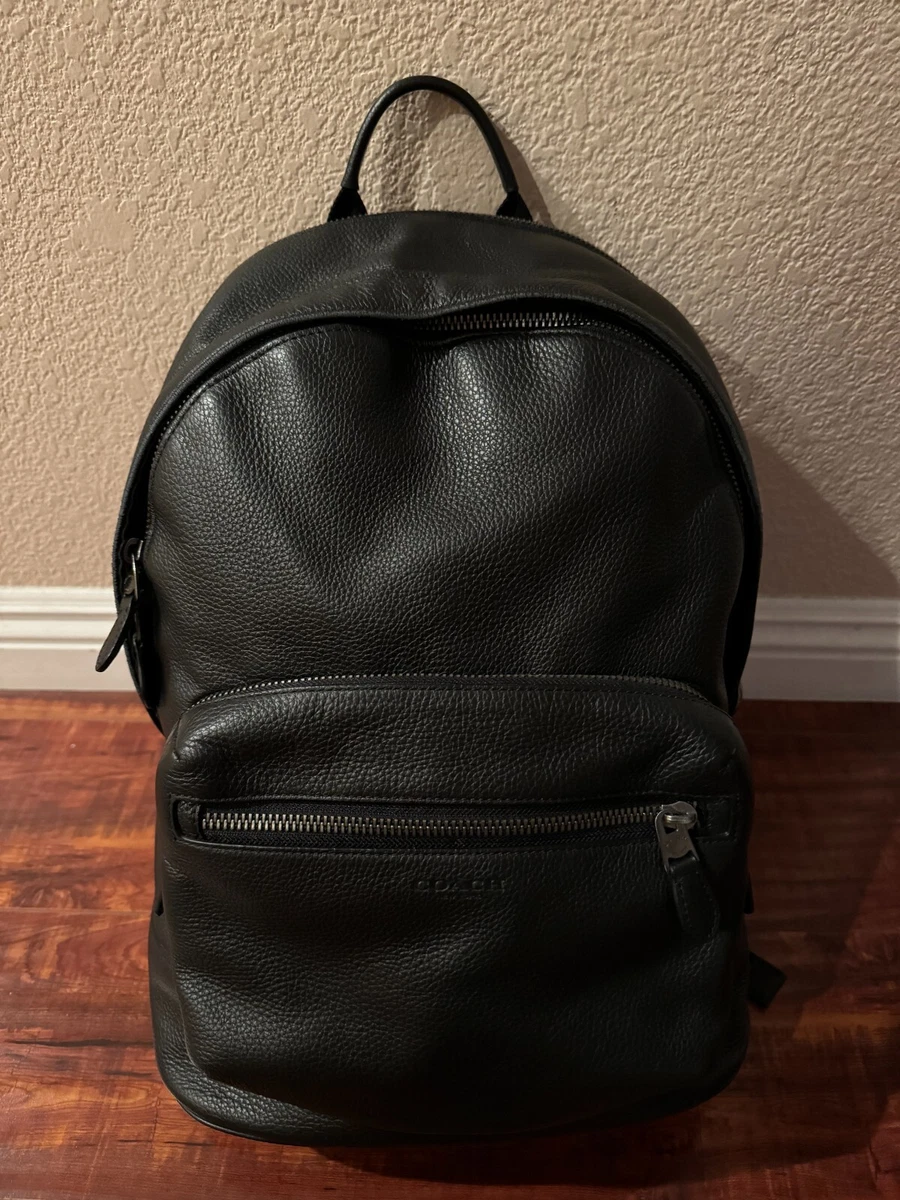 Coach pebble hotsell backpack