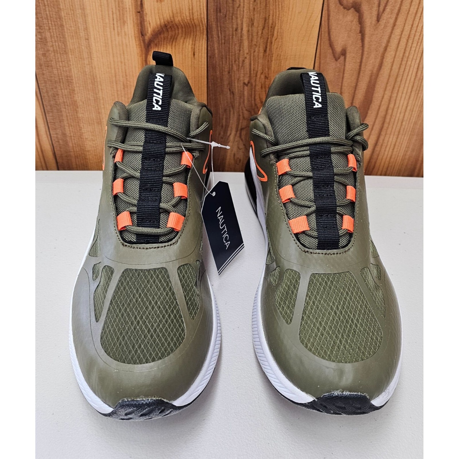 SAOLA Scarpe attive da uomo Nautica Neptune 2 verde oliva taglia 10