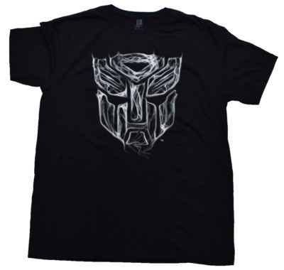 Transformers Mens Transformers Autobots Smokey Emblem Black Shirt New Large