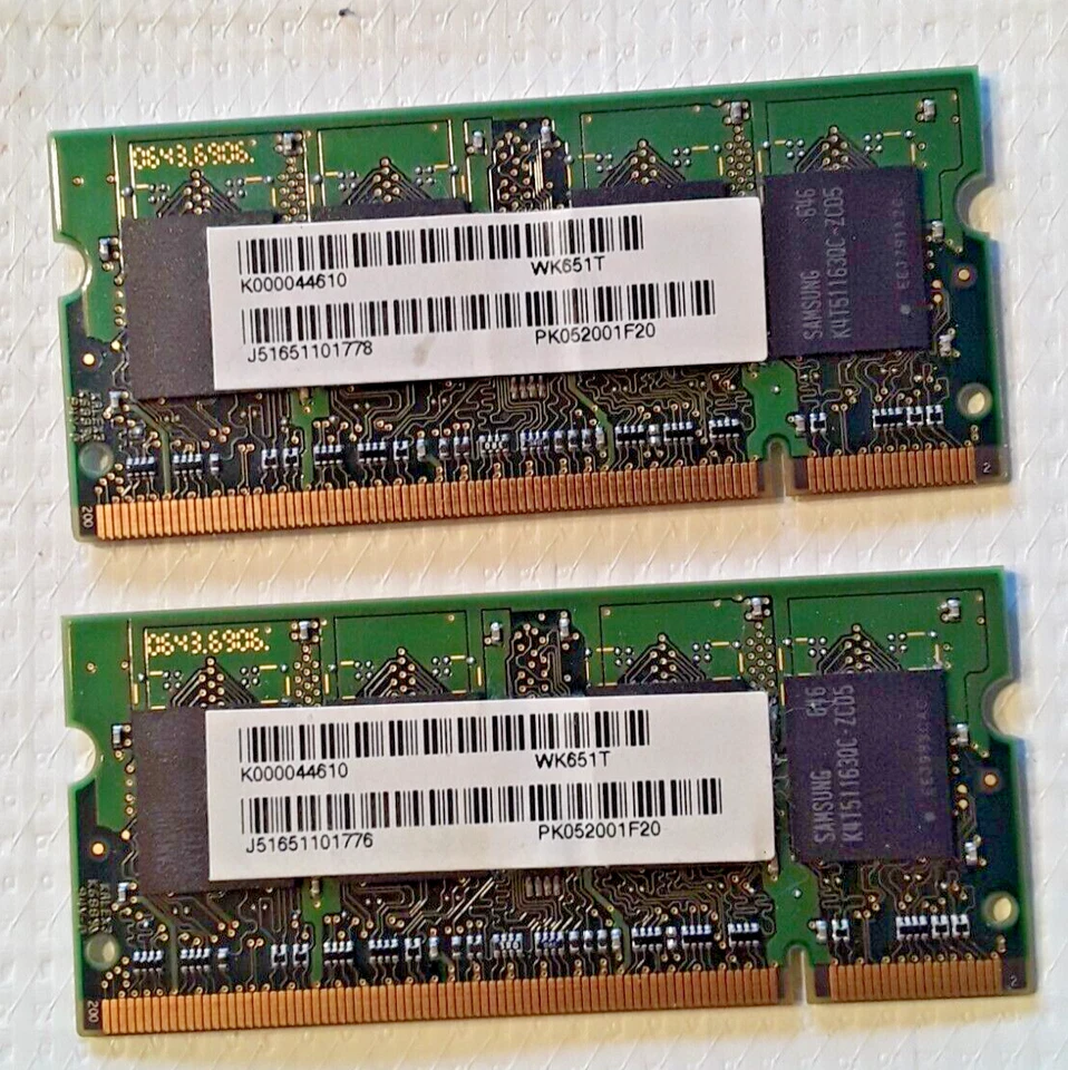 2 RAM Samsung 512MB 2Rx16 PC2-4200S DDR2 M470T6554CZ3-CD5 View Pic Information - Image 4 of 4