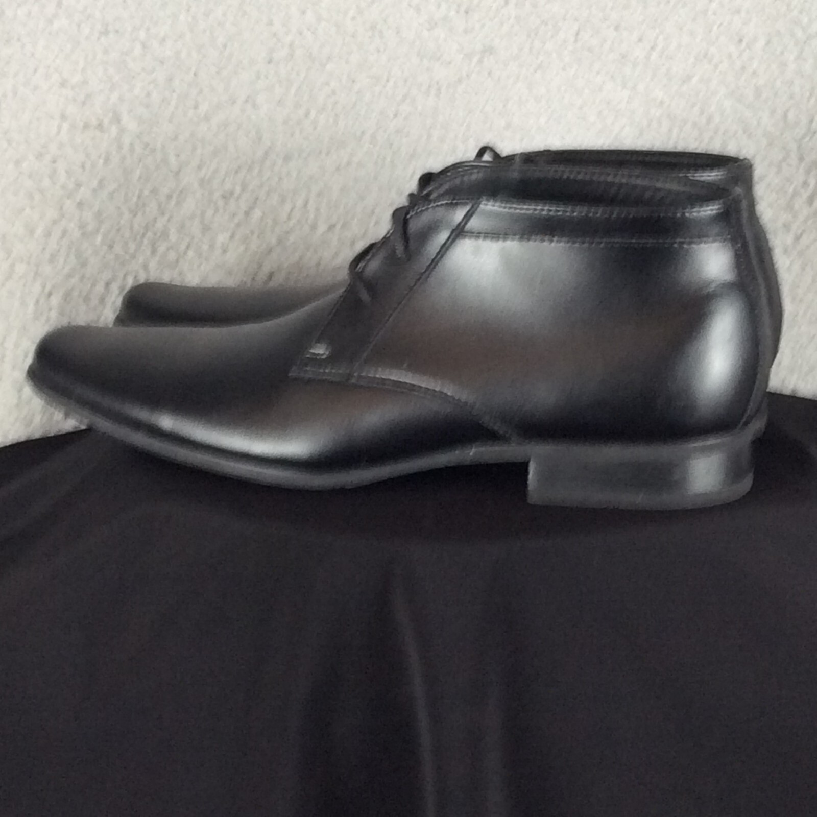 Calvin Klein Chukka Boots Mens 9 Ballard Black Leathe… Gem