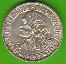 Coin Mark Silver 3 Reichsmark 1928 D Dürer Well Preserved nswleipzig