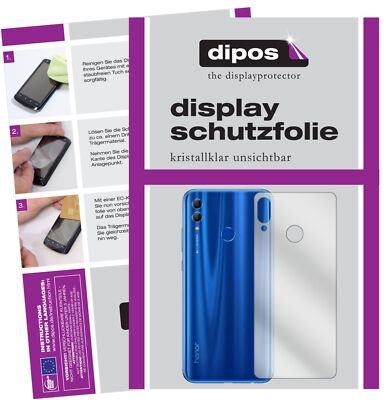 5x Schutzfolie für Honor 10i Rückseite Display Folie klar Displayschutzfolie