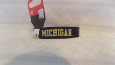 University of Michigan Wolverines Team Fan Bracelet Name and Logo Fits Most New