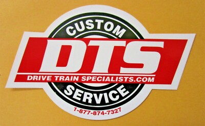 DTS DRIVE TRAIN SPECIALISTS Custom Service  Decal / Sticker,Hot Rod, Toolbox