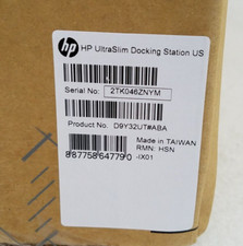 HP Ultra Slim Docking Station US D9Y32UT ABA Dual DP VGA USB 3.0 65W Sealed