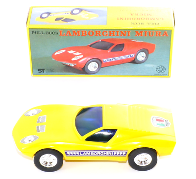 ロホリカンタ　ヴィンテージ Rare Vintage KANTO TOYS Miura Style Pullback Car Yellow Japan Die