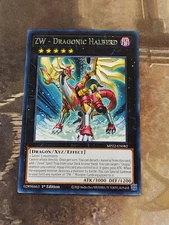 ZW - Dragonic Halberd - MP22-EN082 - Yugioh! Yu-Gi-Oh! Rare Nice!