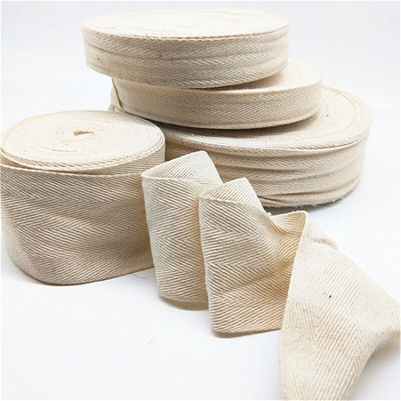 50M Wide Cotton Bias Binding Tape Sewing Trims Craft Trimming Strap Edging Craft - Image 2 of 4