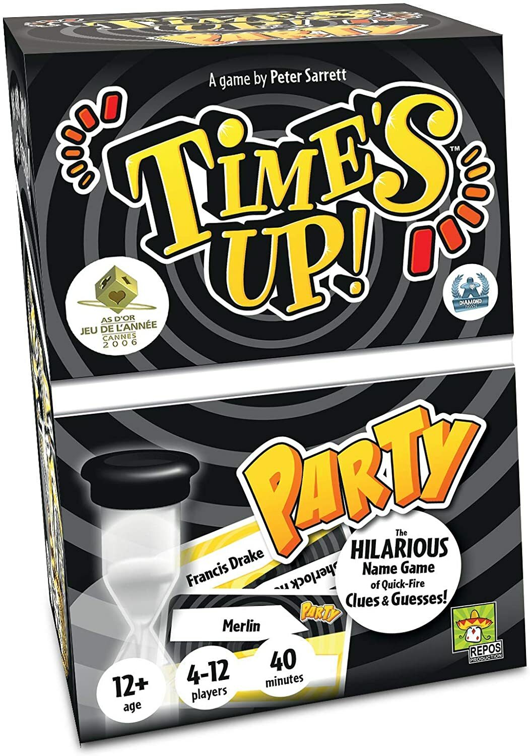 Repos ASMTUP1EN02 Times Up Party UK Edition, Mixed Colours