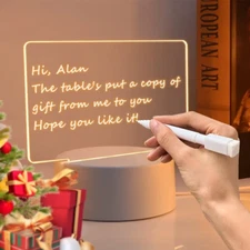 Modern LED Message writing Board Acrylic 3D visual  