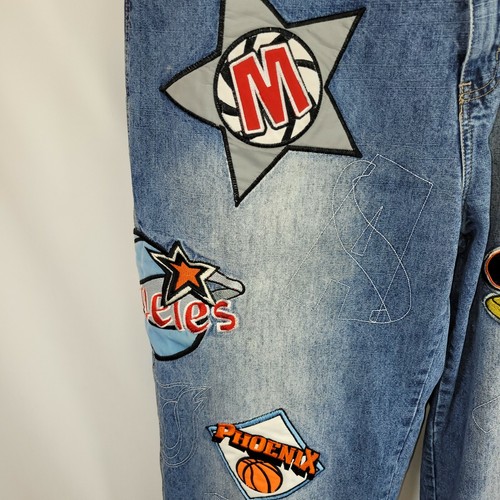 Dtek P300s Blue Jeans 40 (38"x32") Basketball Faded Distressed Baggy Hip Hop - Picture 9 of 11