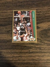 Antoine Carr, F/C, San Antonio Spurs, Fleer '92-93 #202