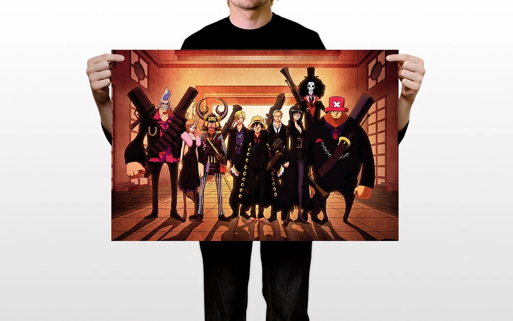 One Piece Strong World Anime Characters Print Wall Art Home Decor - POSTER 20x30