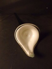 ART GLASS WHITE CALLA LILY LONG STEM GLASS FLOWER 19 1/3"