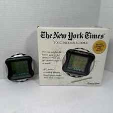 2006 Sudoku Excalibur The New York Times Touch Screen Electronic TESTED & WORKS