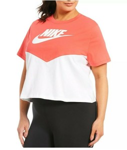 plus size red nike shirt