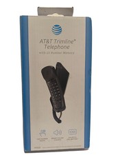 At t TR1909 Trimline Telephone w/13 Number Memory, Black, NIB