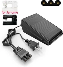 FOOT CONTROL+CORD for Janome 033770217 hd1000 hd3000 128 2212 7318 7933 3434d
