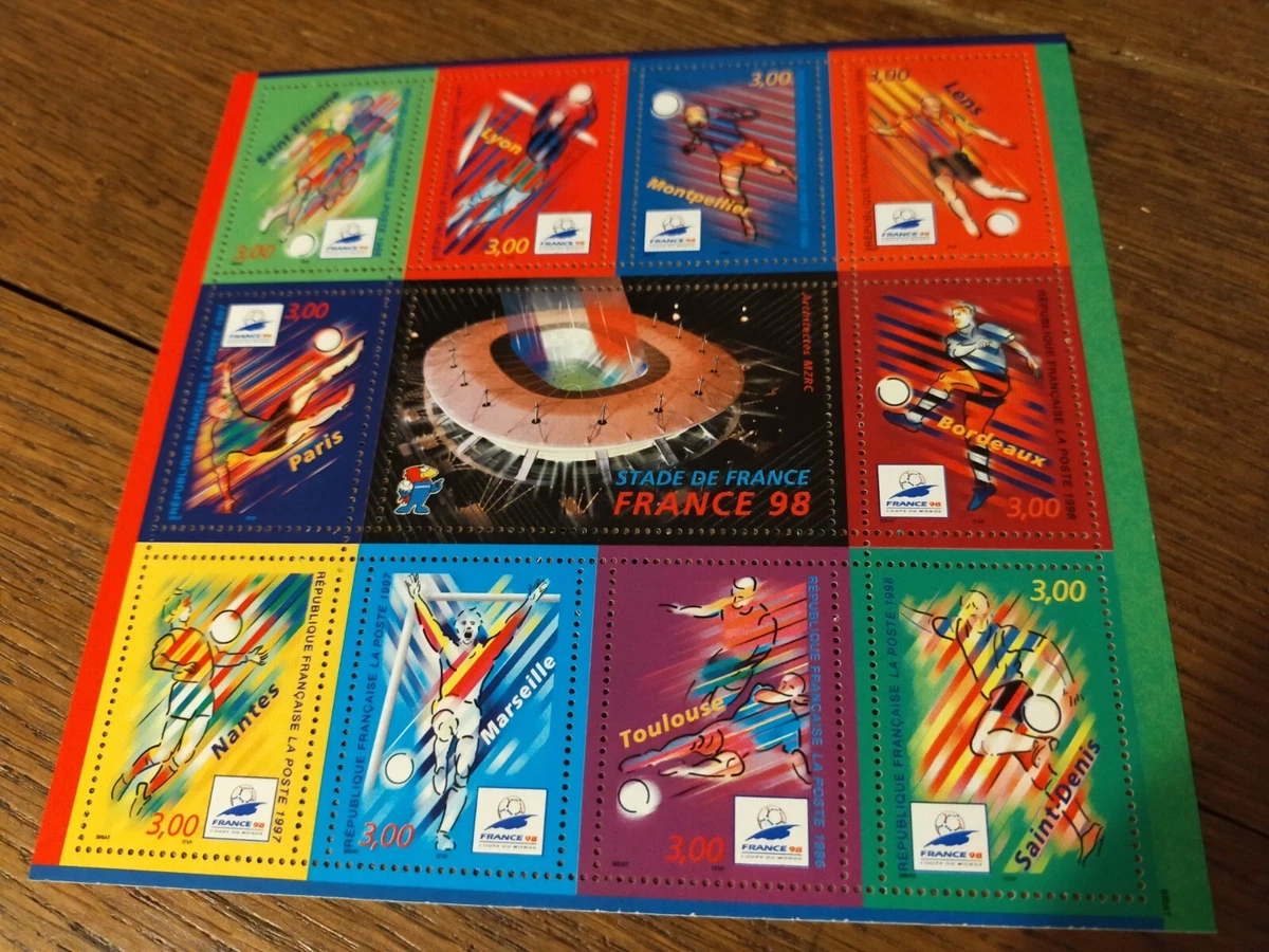 Timbre France - Bloc-feuillet Stade De France 98 - Neuf