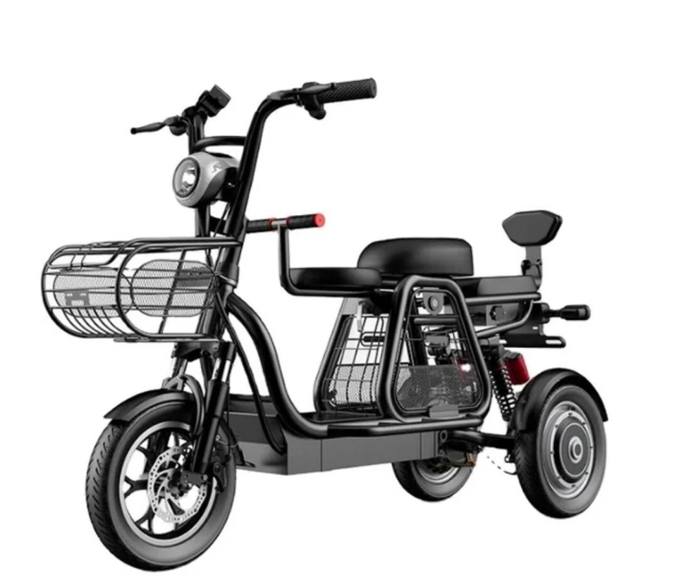 Dreirad Elektrische Scooter, Mutter - Kind oder Senioren Fahrrad, Sehr Praktisch - Bild 2 von 4