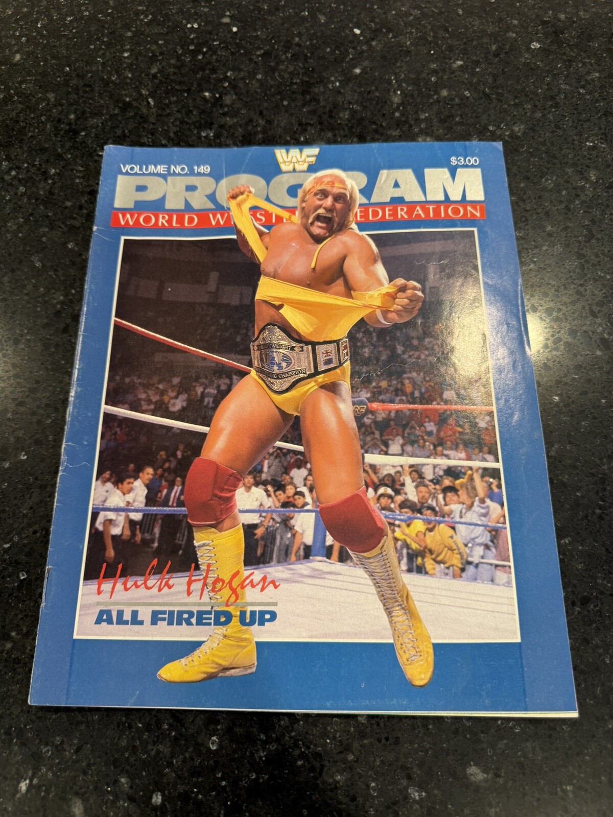 WWF WORLD WRESTLING FEDERATION PROGRAM #149 HULK HOGAN 1987 Vintage Magazine WWE