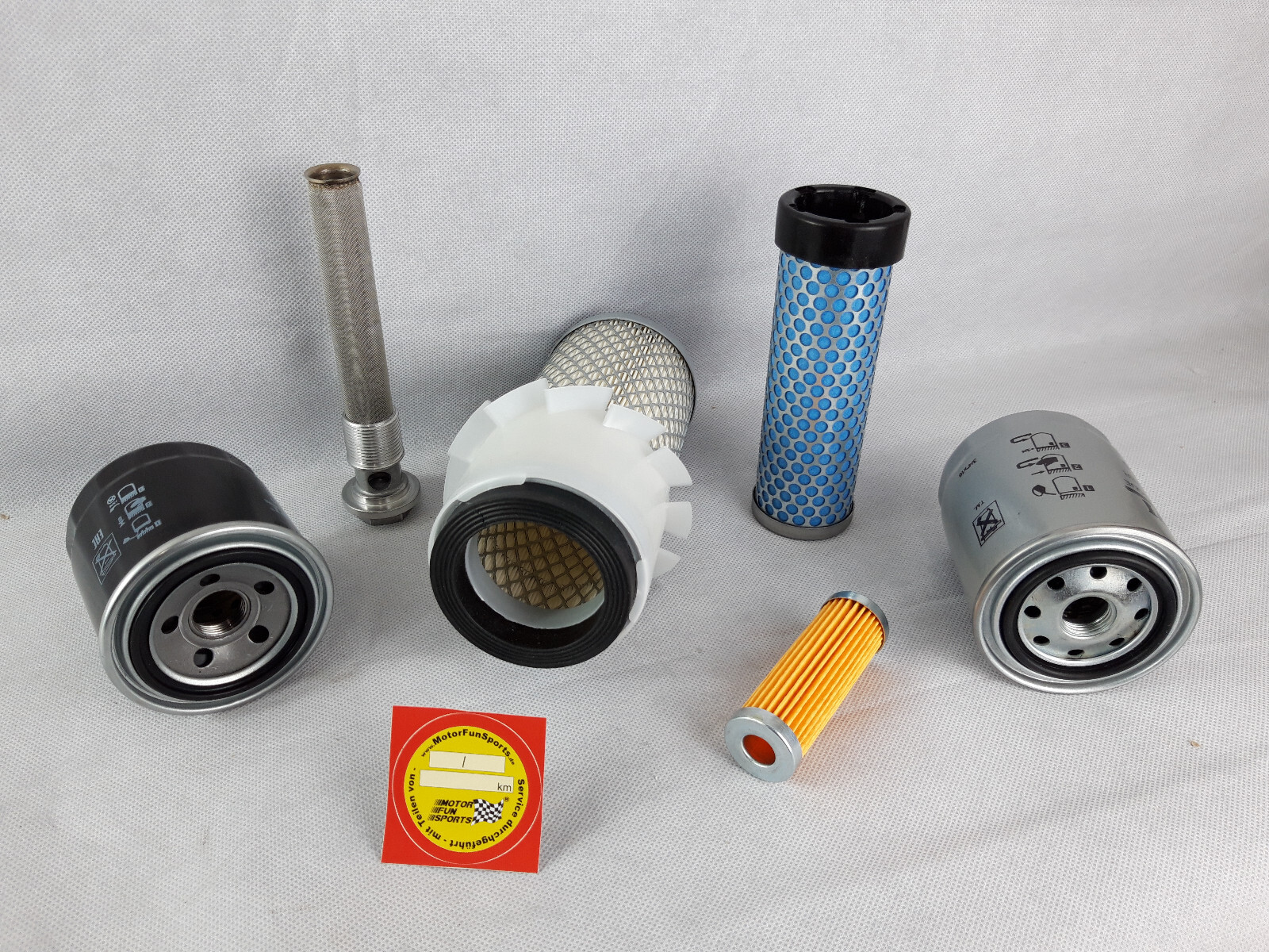 Filter Set (Large) suitable for Kubota B 2100 HST-DB Oil Air Fuel Hydraulic