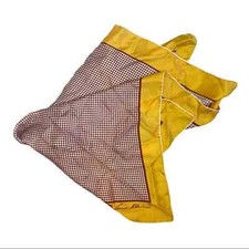 Vintage Anne Klein lion head logo scarf