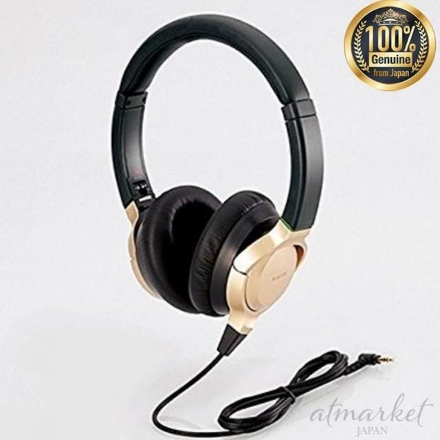 New Elecom Ehp R Oh 1000 Agd Gold Headphones Genuine From Japan Ebay
