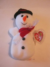 Ty Beanie Baby Snowball The Snowman Style 4201, 12-22-96 MW-84 