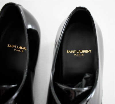 🆕️ SAINT LAURENT Paris Black PATENT LEATHER 