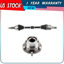 1X Front Left CV Axle Shaft & Wheel Bearing Hub For Nissan Altima 2013-2018 2015