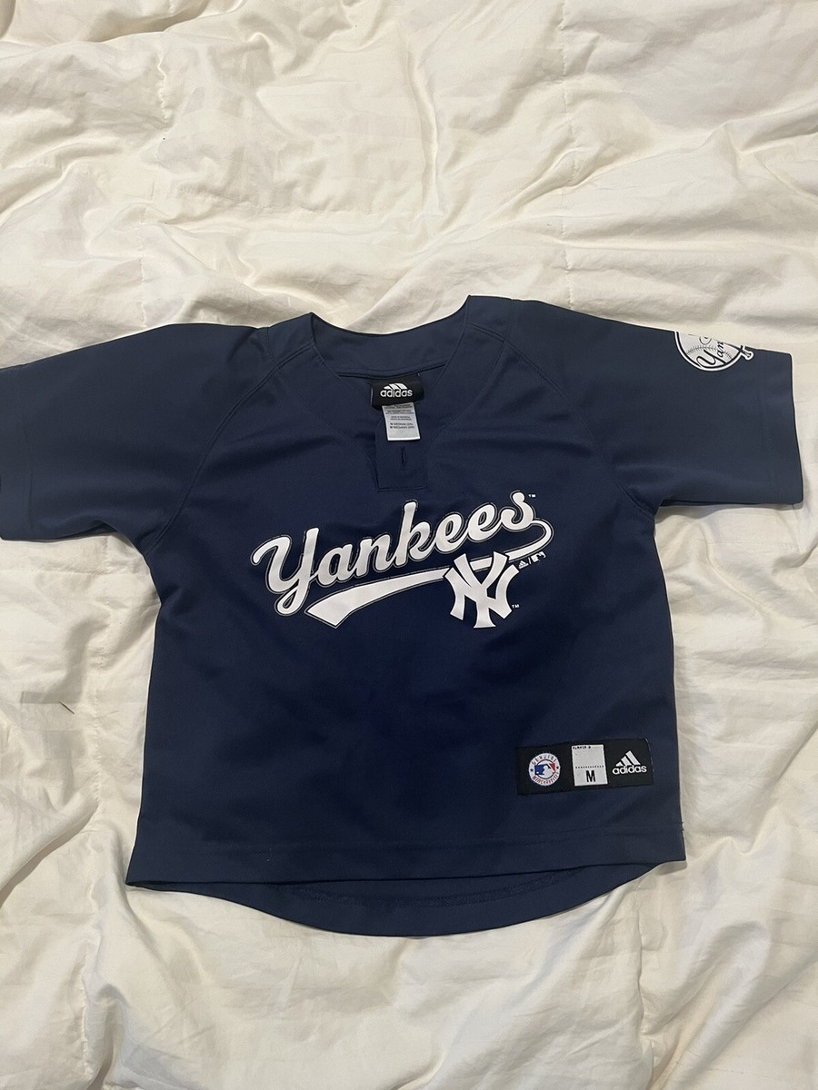 Youth New York Yankees M (5/6) Jersey (Navy Blue) Adidas Jersey | eBay