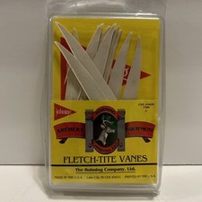 Bohning Fletch Tite NonGlare 5  Vanes-White #...