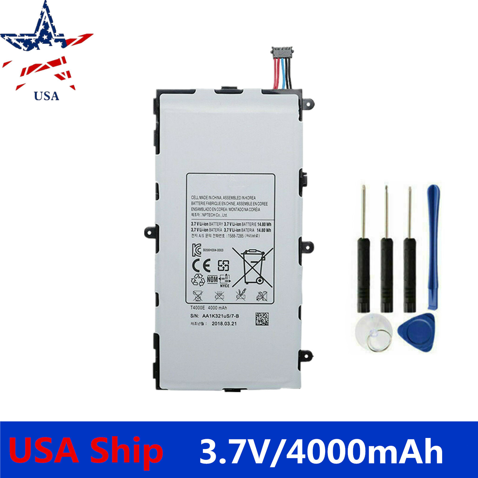 Battery For Samsung Galaxy Tab 3 7" 7.0 inch SMT210R CE0168 Tablet