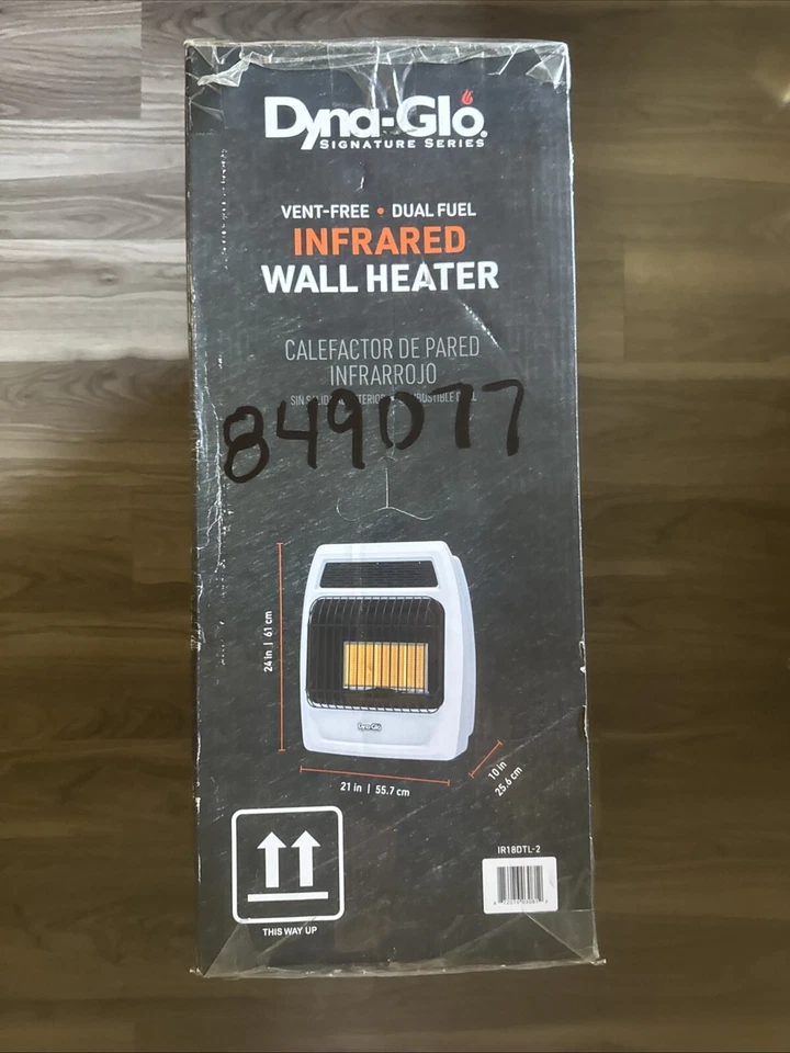 Calentador de pared infrarrojo Dyna-Glo Foto 2 de 3