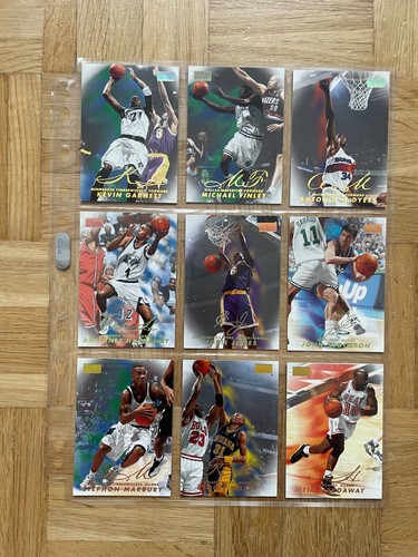 Collection of NBA cards inserts stars Jordan Hardaway Allen Malone 96 97 98 99 - Zdjęcie 8 z 24